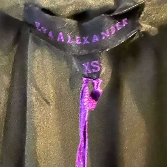 Eva Alexander Green Silk Wrap Dress - Picture 3 of 4